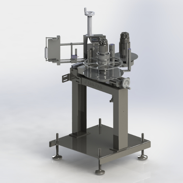 Compact side labeler 3d rendering